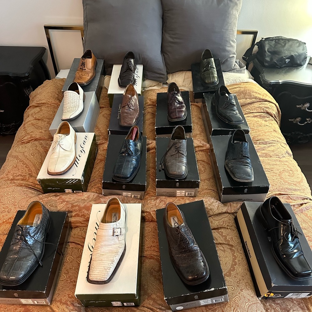 Selling Mezlan men’s shoes in bulk.